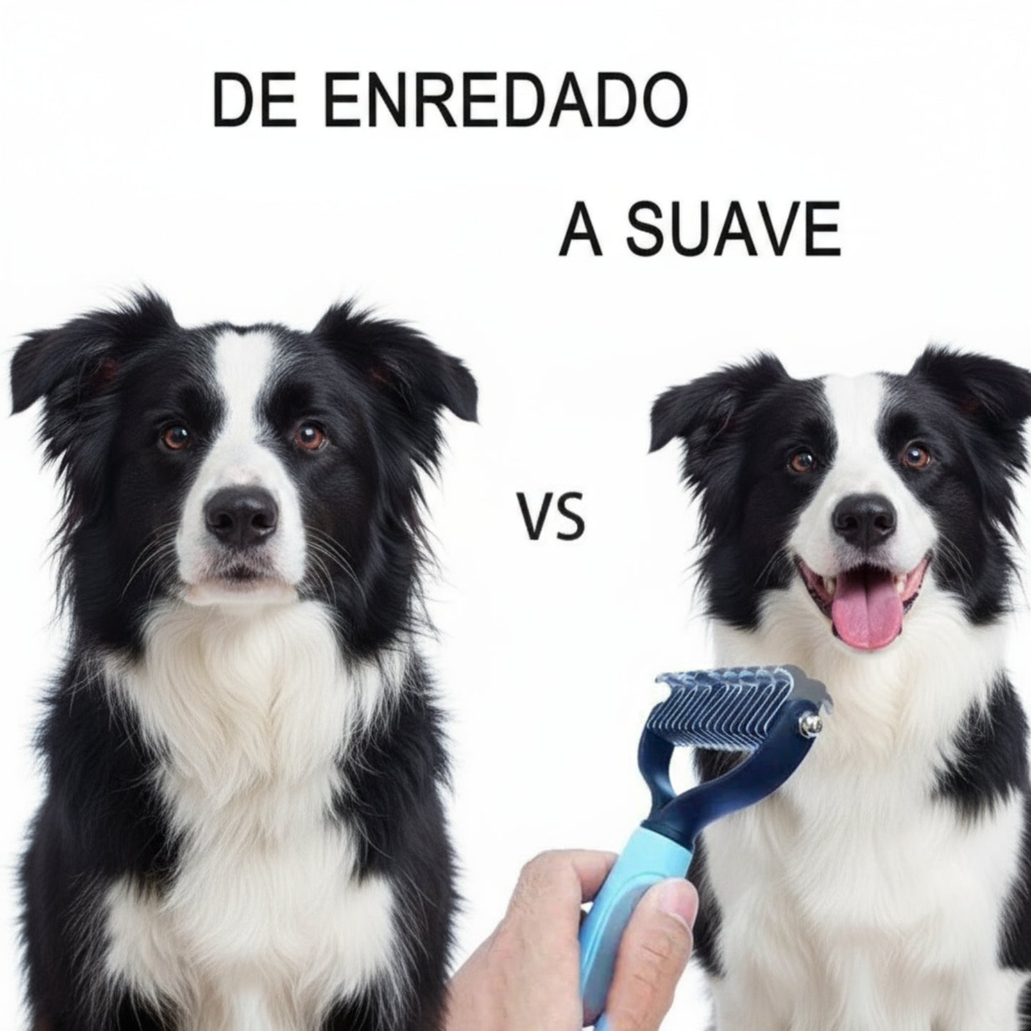 peine para desenredar nudos de perros y gatos, peina y desenreda