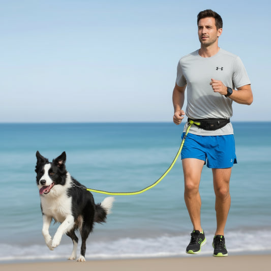correa elastica para perros, para correr,trotar y caminar